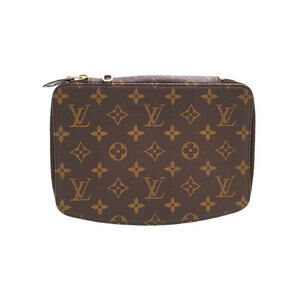 Louis Vuitton Monogram Leather Brown Poche Monte Carlo Accessory Pouch